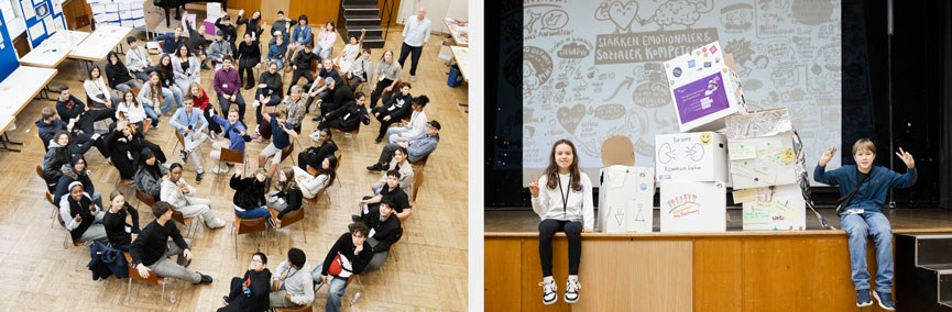 Kinder beim Bürgerrat-Aktionstag